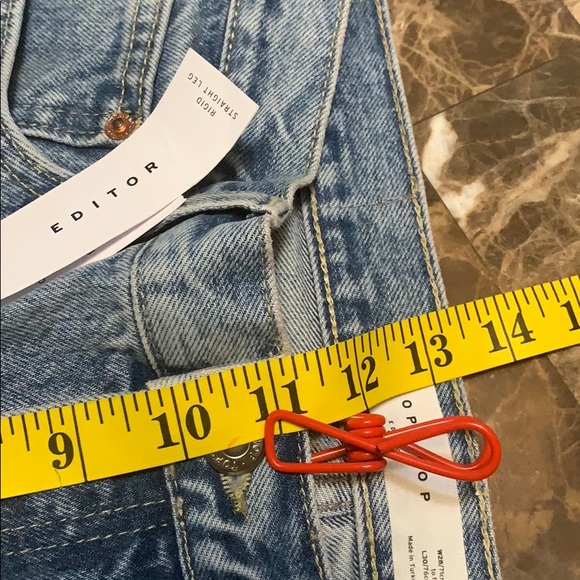 TOPSHOP Editor destroyed rigid straight leg - Picture 7 of 10